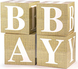 Baby Boxes with Letters for Baby Shower Decorations Gender Reveal