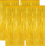 4 Pack 2026 Graduation Party Decorations, 3.28 x 7.05 Feet Gold Grad