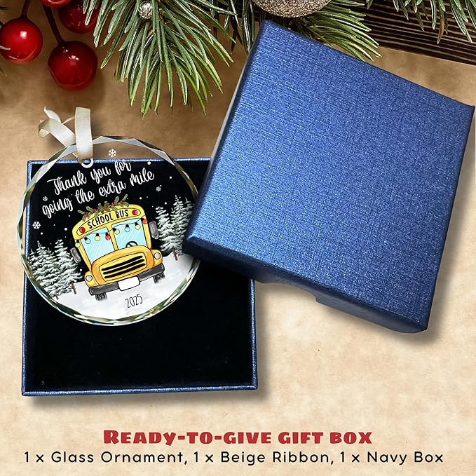 Bus Driver Gifts - School Bus Christmas Ornament - Buses Driver Gifts