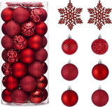 Valery Madelyn Christmas Tree Decorations Ornament Set, 50ct 2 Inches