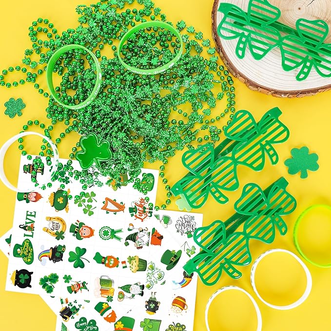 140PCS St Patricks Day Accessories St Patrick's Day Glasses