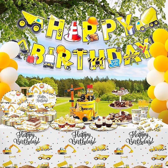 Construction Birthday Party Supplies Construction Birthday