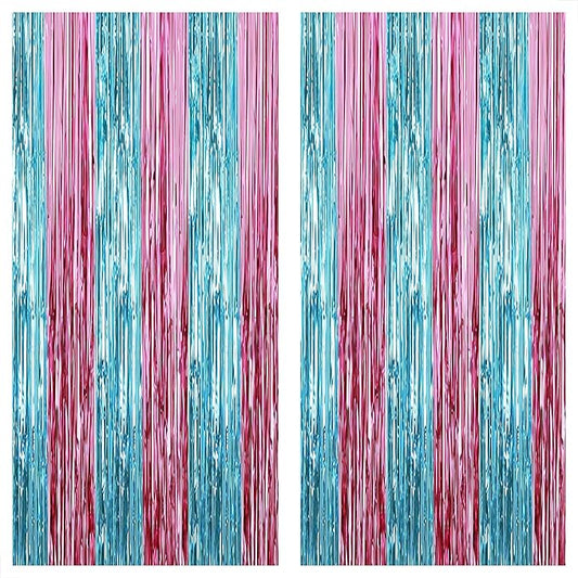 KatchOn, XtraLarge Pink and Blue Streamers - 3.2 x 8 Ft, Pack of 2 |