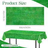 4 pcs Green Holographic Laser Tablecloth 40" x 108" Christmas Table