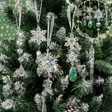 32pcs Christmas Decoration Crystal Ornaments - Iridescent Christmas