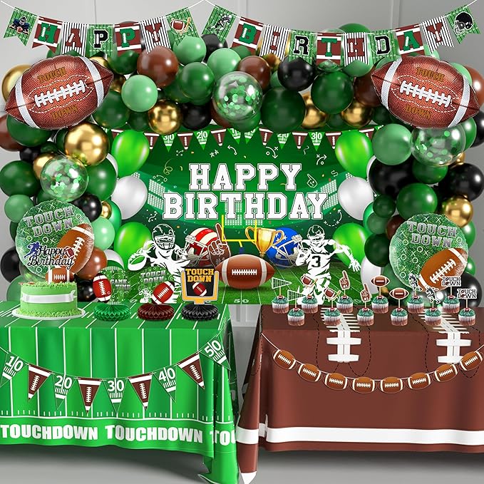 Football Birthday Party Decorations Superbowl Football Party