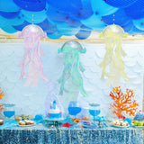 Rossesay 3 Pcs Jellyfish Lamp Colorful Jelly Fish Light Hanging