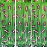 XtraLarge Football Fringe Backdrop 9.75x6.5 Feet Football Party