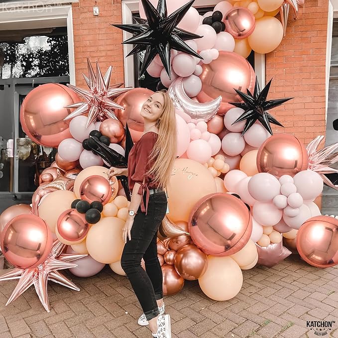 KatchOn, Big Rose Gold Balloons - 22 Inch, Pack of 14 | Rose Gold