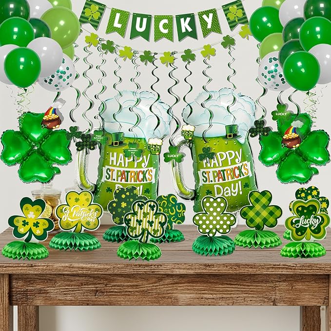 122 PCS St Patrick's Day Decorations Kit Authentic St Patrick's Day