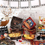 48 Pcs Movie Night Snack Tray 5 Lbs Large Disposable Paper Food Tray