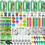 158Pcs Soccer Party Favors 12 Guests Set Soccer Goodie Bag Stuffers