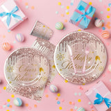 Retirement Decorations For Women Rose Gold Happy Retirement Party