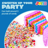 Mermaid Tail Pinata with Plastic Bat and Paper Blindfold for Fun