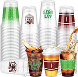 120 PCS Football Cups 16 OZ Disposable Plastic Football Party Cups