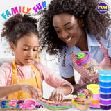 33 Cups Jumbo Slime Kit for Kids, FunKidz Premade Ultimate Slime Pack
