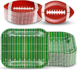 Tanlade 200 Pcs Football Paper Plates Football Party Decorations