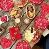 Valentine Day Plates Napkins Party Supplies Include Paper Plates