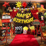 150pcs Movie Themed Birthday Party Decorations Movie Night Birthday