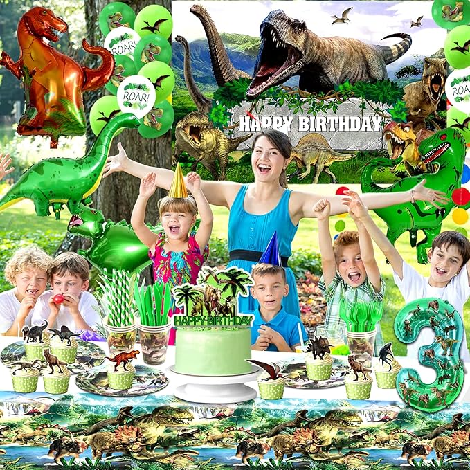 Dinosaur Birthday Decorations, Dino Birthday Party