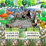 Dinosaur Birthday Party Supplies Decorations Include Backdrop