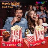 24Pcs Movie Night Supplies Disposable Paper Movie Snack Trays 12ct
