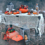 196 x 39 Inch Halloween Creepy Cloth Large White Scary Spooky Cheese
