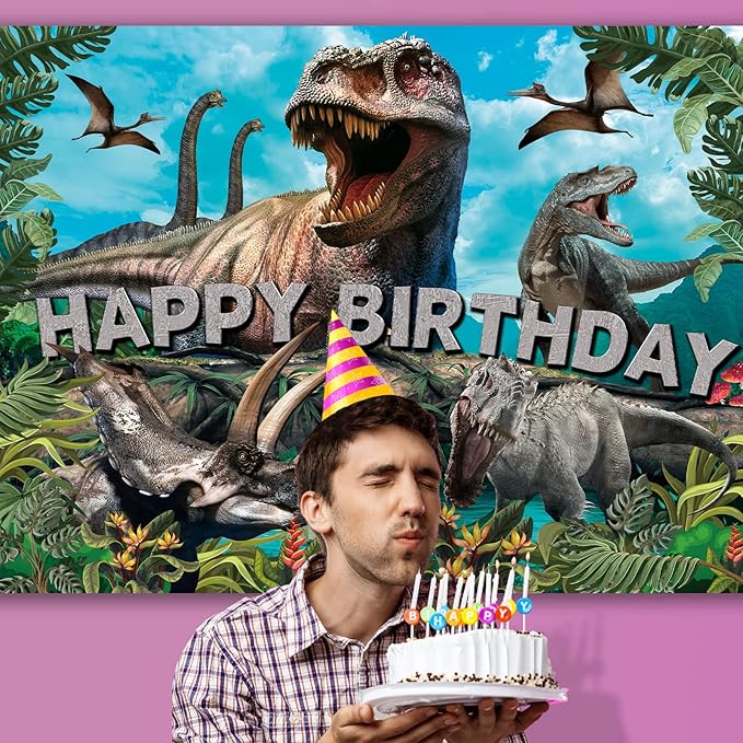 Dinosaur Backdrop 7x5FT Dinosaurs Background Dinosaur Birthday