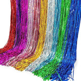 BRAVESHINE 1 Purple 1 Pink Streamers Party Backdrop - 3.2 ft x 8.2 ft