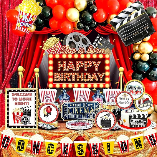 Movie Theme Birthday Party Decorations Movie Theater Decorations
