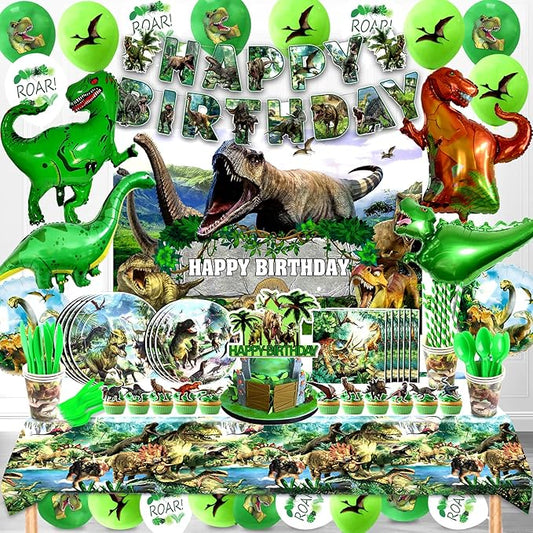 Dinosaur Birthday Decorations Dino Theme Party Supplies&Decorations