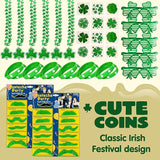 144 PCS St Patrick's Day Party Favor Accessories with 12 Green