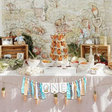 Rabbit One High Chair Banner First Birthday Party Highchair Banner