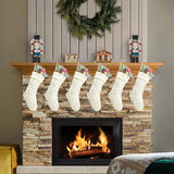 Christmas Stockings Bulk, 20 Inch Ivory Knit Stockings Christmas