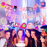 Y2k 2000s Birthday Party Banners Hot Girls Pink Birthday Party
