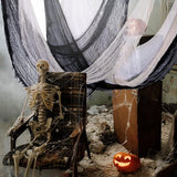 8 Pack Halloween Creepy Cloth 72 x 30 Inch Scary Spooky Fabric Cloth