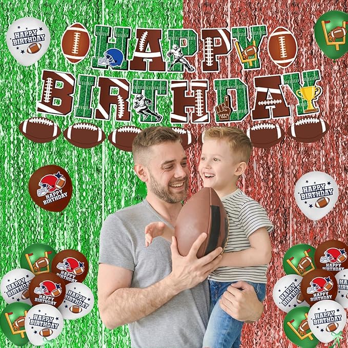 Football Birthday Party Decorations Football Party Supplies Includes