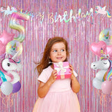 Melsan Pink Tinsel Curtains Backdrop, 3.2 ft x 8.2 ft Sparkle