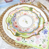 Kate Aspen Tea Party Decorations, Colorful Pastel Plates And Napkins