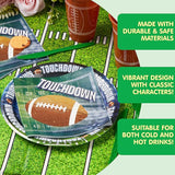 98 Pcs Football Party Supplies Set Serves 24 with 24 Cups 24 Plates