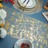 Snowkingdom Glitter Gold Table Runner Roll 11 Inch x 20 Feet Thin