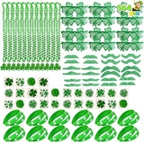 144 PCS St Patrick's Day Party Favor Accessories with 12 Green