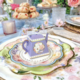 Kate Aspen Tea Party Decorations, Colorful Pastel Plates And Napkins