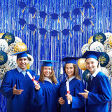 Melsan Graduation Decorations 2026, Tinsel Curtain Backdrop for